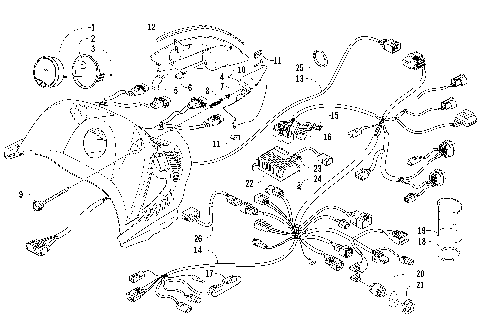 HEADLIGHT, INSTRUMENTS, AND WIRING ASSEMBLIES [87826]