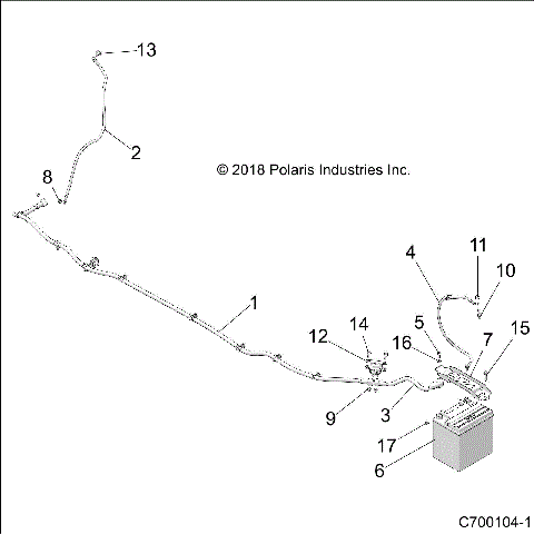 ELECTRICAL, BATTERY - Z19VGE99AK/AW/BK/BW (C700104-1)