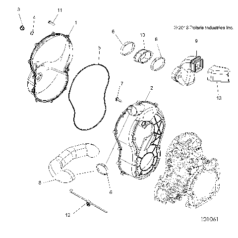 BODY, CLUTCH COVER - A17SVA95N2/SVE95NM (101061)