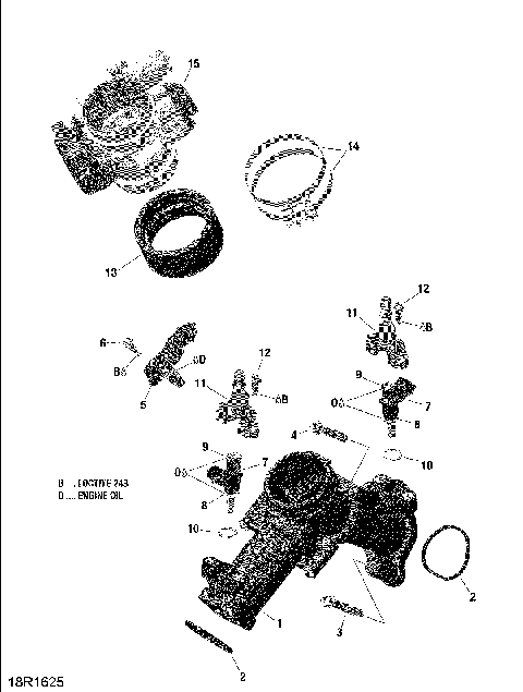 02- Air Intake Manifold and Throttle Body - 1000R EFI