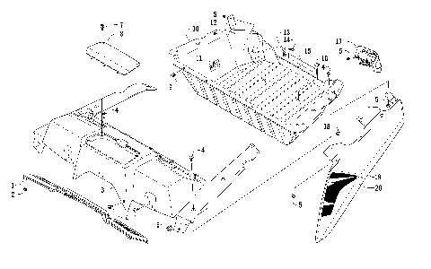 CARGO BOX AND TAILLIGHT ASSEMBLY [100629]