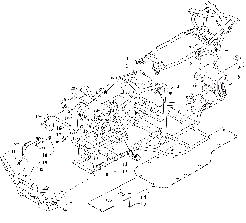FRAME AND RELATED PARTS  [304161]
