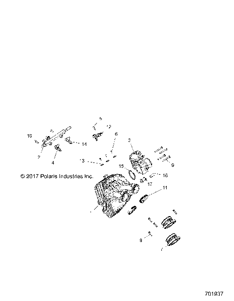 ENGINE, INTAKE and THROTTLE BODY - R18RVU99AS (701937)