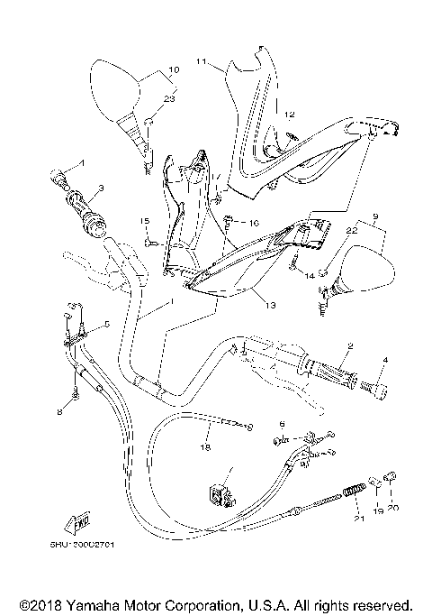 STEERING HANDLE CABLE