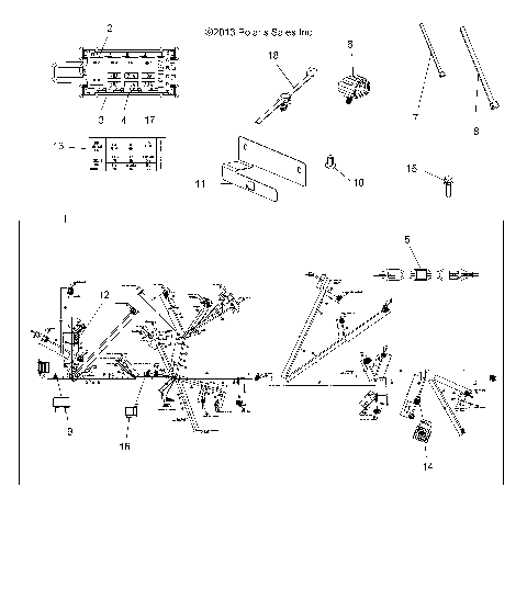 ELECTRICAL, HARNESS, EPS - A14GH8EAI (49ATVHARNESS14SCRAM850)