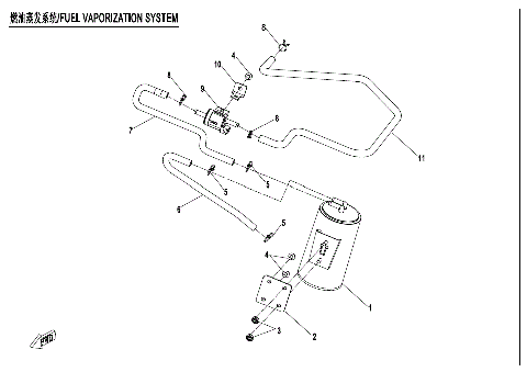 FUEL EVAPORATION SYSTEM