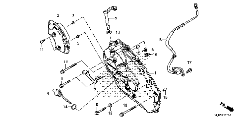 RIGHT CRANKCASE COVER (1)