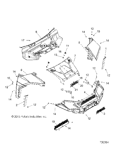 BODY, HOOD AND FRONT FACSIA - R16RTA57A1/A4/A9/B1/B4/B9/EAP/EBP (700384)