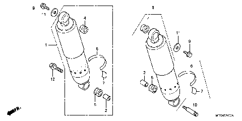 REAR SHOCK ABSORBER