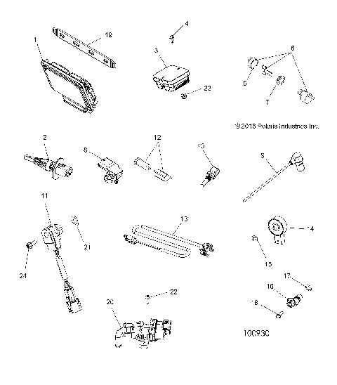 ELECTRICAL, SWITCHES, SENSORS, ECU and CONTROL MODULES - A19SXN85A8 [100930]