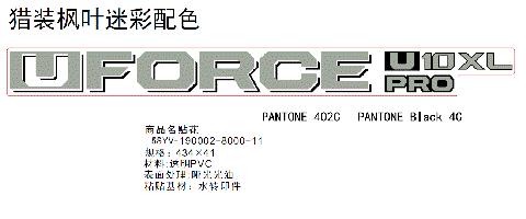 DECAL KIT (TRUE TIMBER CAMO)