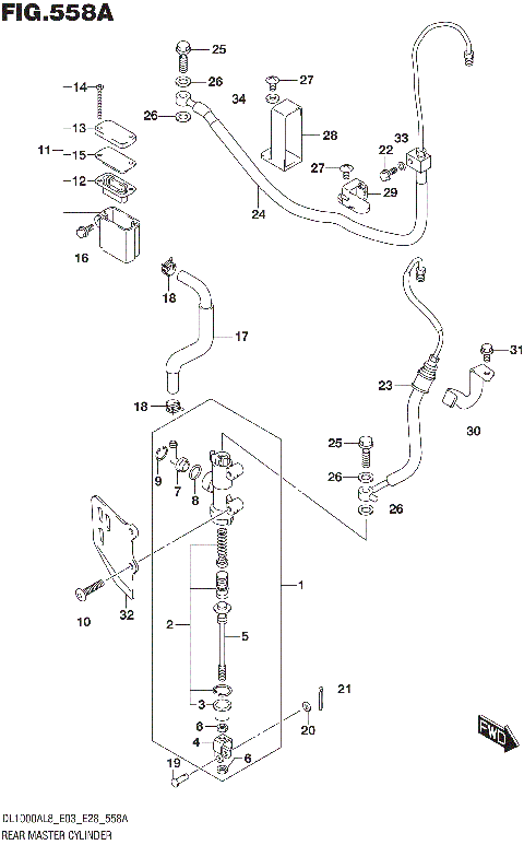 REAR MASTER CYLINDER