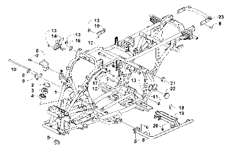 FRAME AND RELATED PARTS [300497]