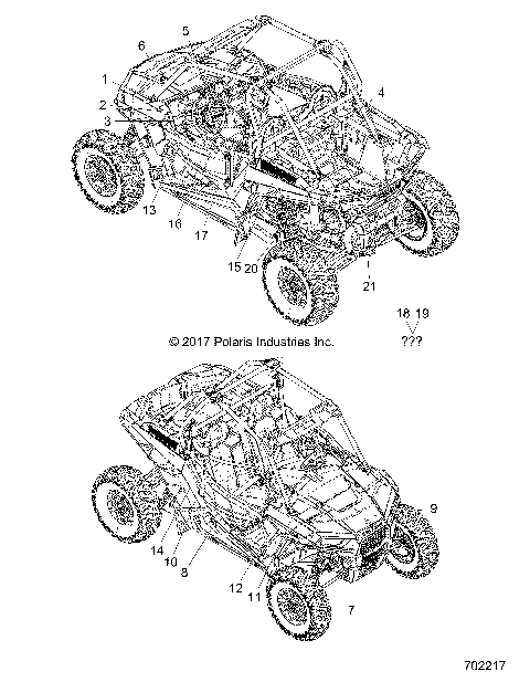 BODY, DECALS - Z18VDE99FK/S99CK/FK (702217)