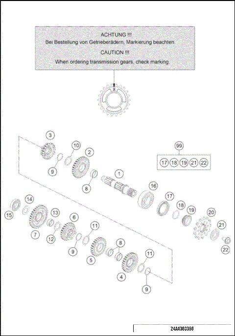 TRANSMISSION II - COUNTERSHAFT