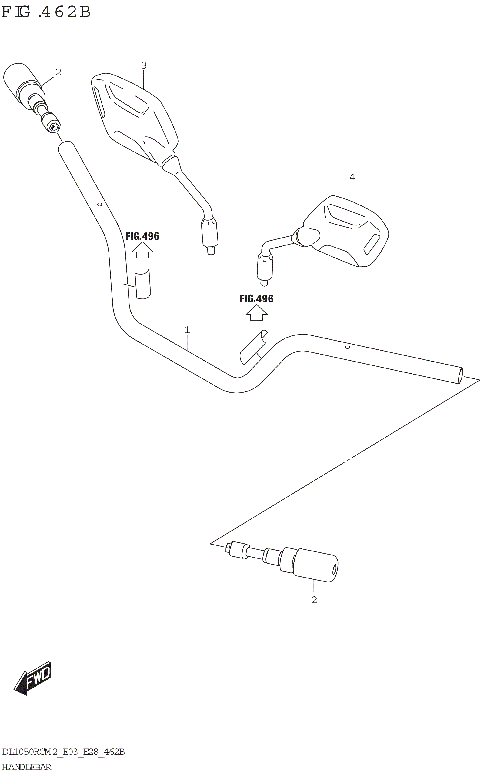 HANDLEBAR (DL1050RC)