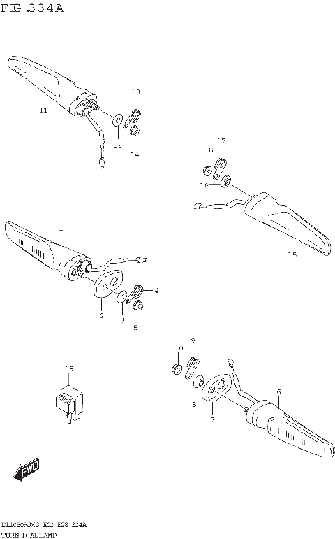 TURNSIGNAL LAMP (DL1050RJ)