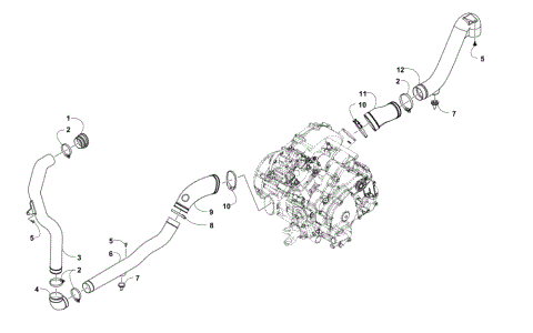 CASE/BELT COOLING ASSEMBLY