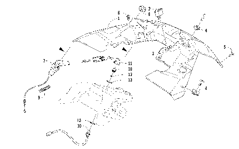 CONSOLE AND SWITCH ASSEMBLY [99858]