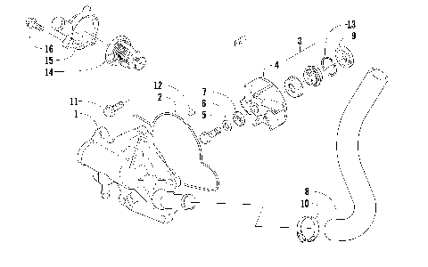 WATER PUMP AND THERMOSTAT [94058]