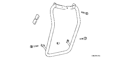 CHROME RADIATOR GUARD