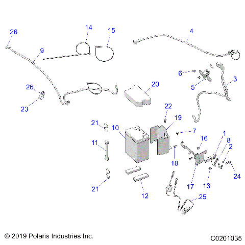 ELECTRICAL, BATTERY - A20SWE57F1/S57C1/C2/E1/E2 (C0201035)