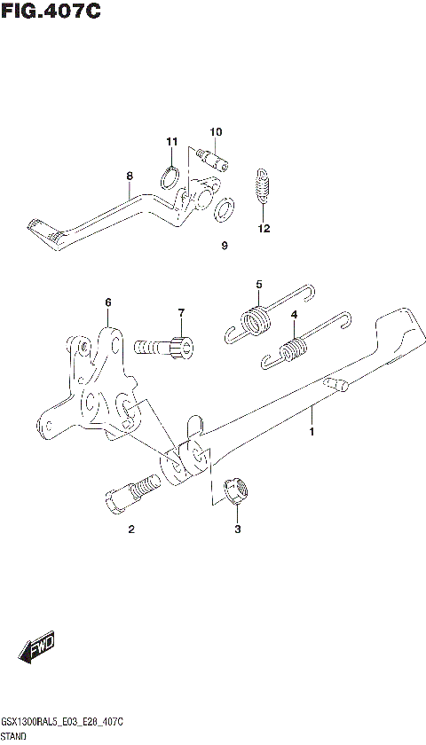 STAND (GSX1300RAL5 E33)