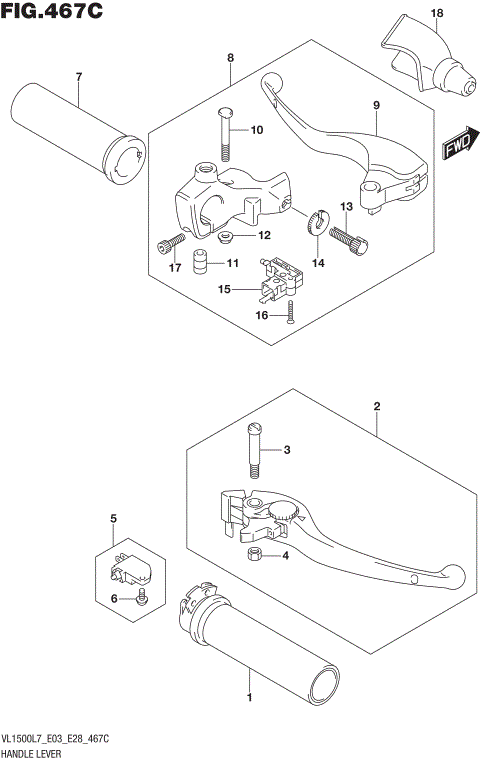 HANDLE LEVER (VL1500BL7 E33)
