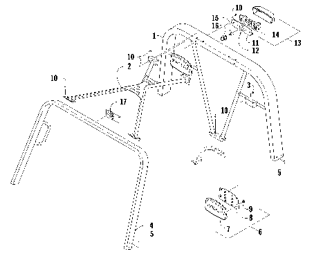 CANOPY AND TAILLIGHT ASSEMBLY [88903]