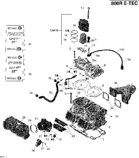01- Cylinder And Injection System (Renegade)
