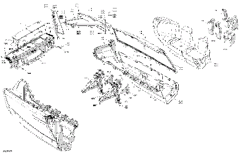 06- HULL - Front Deflector Float and Front Bumper