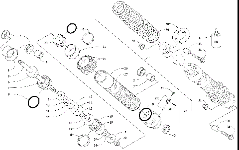 FRONT SUSPENSION SHOCK ABSORBER ASSEMBLY [106814]