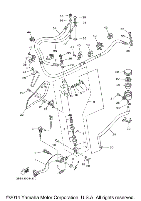 REAR MASTER CYLINDER
