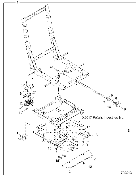 BODY, SEAT BASE ADJUSTER - Z19VBS99C2/CM (702213)