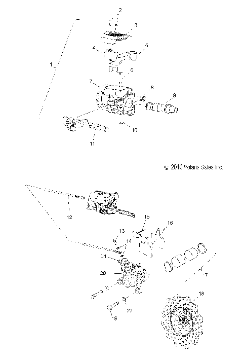 BRAKES, BRAKE SYSTEM - S11BP8/BE8 ALL OPTIONS (49SNOWBRAKE11800PR)