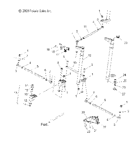 STEERING, LOWER - S10BF6KSL/KSA/KEA (49SNOWSTEERINGLWR10PR)