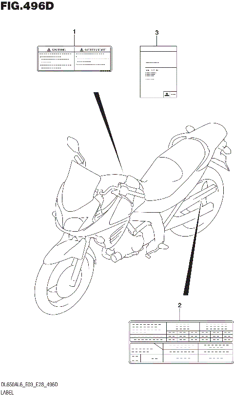 LABEL (DL650XAL6 E28)
