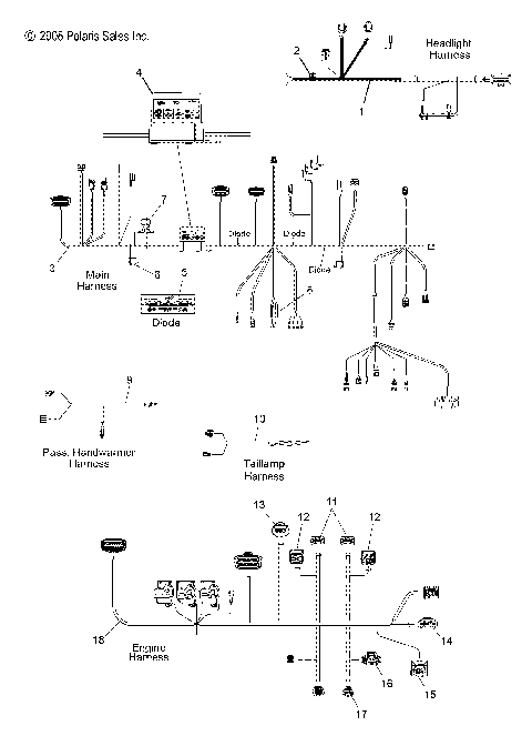 ELECTRICAL, WIRE HARNESSES and FUSE BOX - S09PU7ES/EE (49SNOWELECT09WIDE)