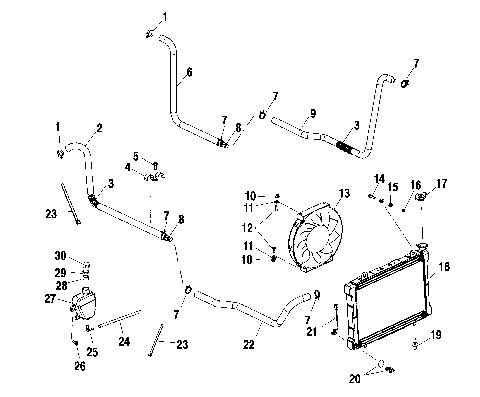 COOLING SYSTEM - A10RF50AB (4970927092A10)
