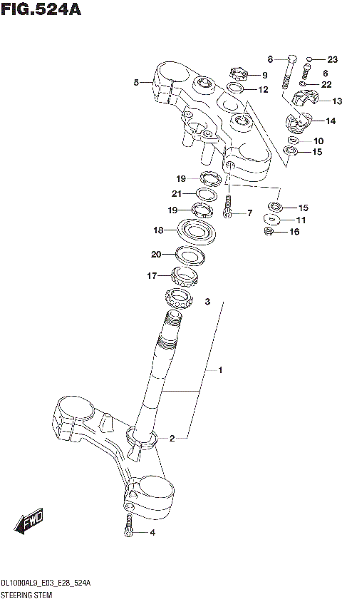 STEERING STEM (DL1000XAL9 E03)