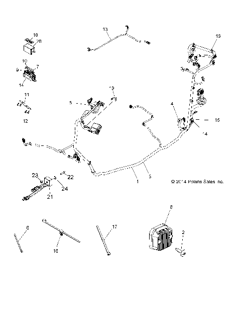 ELECTRICAL, WIRE HARNESS - Z15VHE57AS/AK (49RGRHARNESS14RZREPS)