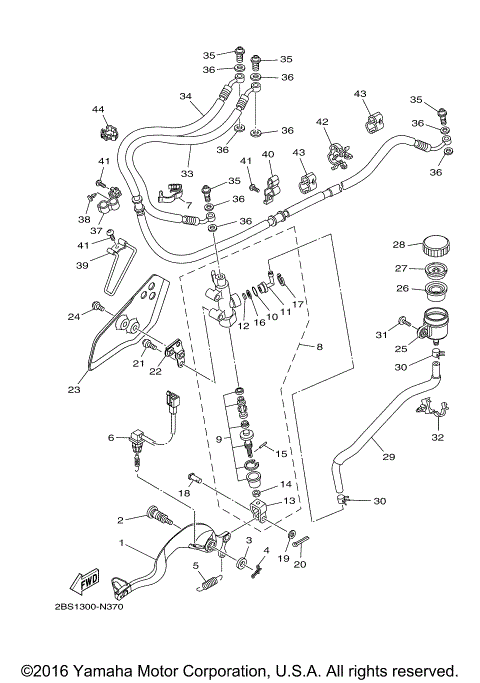 REAR MASTER CYLINDER