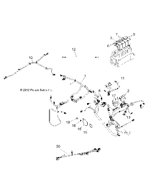 ELECTRICAL, WIRE HARNESS - R14RH76AA/76AC/7EAZ (49RGRHARNESS14800MID)