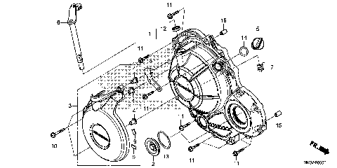 RIGHT CRANKCASE COVER