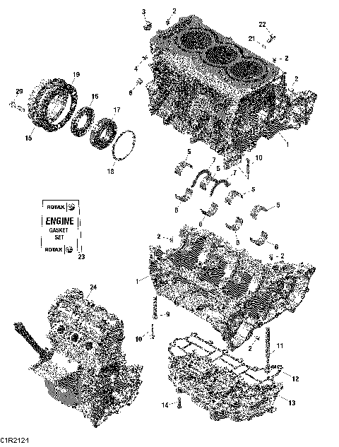 01- Rotax - Crankcase