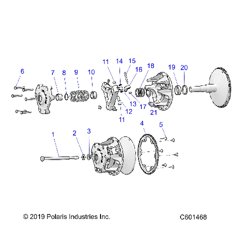 DRIVE TRAIN, CLUTCH, PRIMARY - S23FJE8PS/8PE (C601468)