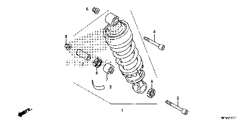 REAR SHOCK ABSORBER