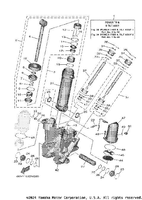 POWER TRIM & TILT ASSY 1