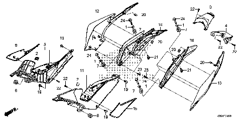 SIDE COVER@REAR COWL