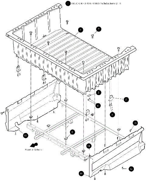 TRUCK BED ASSEMBLY [302478]